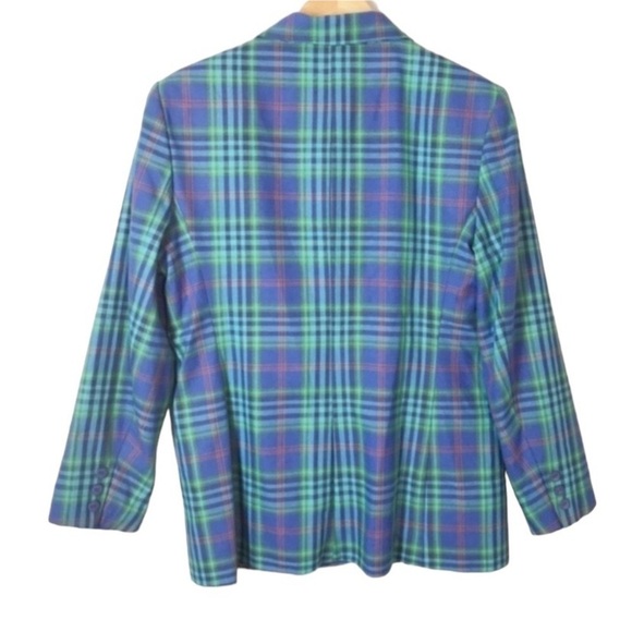 VINTAGE Plaid Boyfriend Jacket - Picture 2 of 5